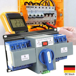 63A Automatischer Umschalter Transferschalter Transfer Switch Dual Netzteil 4P
