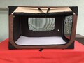 Hundetransportbox Gr. L Traveller Smart de Luxe beige/braun 90x60x57 cm gebr.