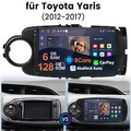 4G Android 14 6G+128G Autoradio CarPlay GPS NAVI WIFI Für Toyota Yaris 2011-2018