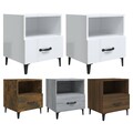 1/2er Set Nachttisch Nachttisch Nachtschrank Nachtkommode Schrank mit Schubladen