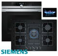 Siemens Gas Herdset Einbau Autark 4D Backofen + Gas Kochfeld Glaskeramik 75cm