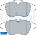 Delphi LP3526 Bremsbelagsatz für Scheibenbremse Bremsbelagsatz für Peugeot 