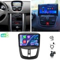 4+64G Für Peugeot 207 2006-2015 Autoradio Android 15 GPS Navi Bluetooth KAM DAB+