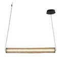 LED Pendelleuchte Metall in Schwarz Gold 3000 K 1191 lm Esstisch Hängelampe