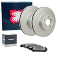 JP BREMSSCHEIBEN 266mm + BELÄGE HINTEN passend für Forester SG + Impreza GG 