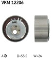 SKF Spannrolle Zahnriemen VKM 12206 für FIAT FORD ALFA ZASTAVA LANCIA KA PUNTO