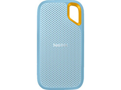 SANDISK Extreme Portable V2 - USB 3.2, 2 TB SSD, extern, Himmelblau
