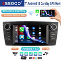 DAB+ 32G Carplay Android 13 Autoradio GPS RDS BT Kam Für BMW 3er E90 E91 E92 E93