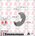 2x Bremstrommel COAT Z ZIMMERMANN 230.1910.20 für 500 PUNTO LANCIA FIAT RU8 TIPO