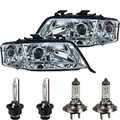 Xenon Scheinwerfer Set für Audi A6 C5 Typ 4B Bj. 99-01 Limo Avant D2S+H7
