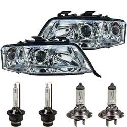 Xenon Scheinwerfer Set für Audi A6 C5 Typ 4B Bj. 99-01 Limo Avant D2S+H7