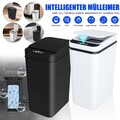 2er-Packung Automatik Mülleimer mit Smart Infrarot Sensor Abfallbehälter Bad 12L