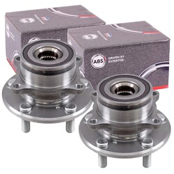 2x A.B.S. RADLAGER-SATZ mit ABS-RING VORNE passend für HONDA PILOT