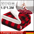 Hochwertige Wohndecken Kuscheldecken, extra Dicke warm Sofadecke/Couchdecke