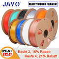 JAYO 3D Drucker Filament PLA PETG SILK PLA+ ABS 1,75mm 1,1KG/SET TPU 500G 