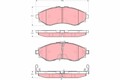 TRW Bremsbelagsatz Scheibenbremse GDB3345 für DAEWOO KLAL CHEVROLET EVANDA EPICA