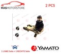 TRAGGELENK FÜHRUNGSGELENK NIEDRIGER VORNE YAMATO J12072YMT 2PCS I NEU