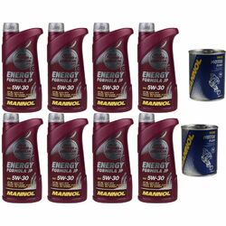 8L Motoröl MANNOL Energy Formula JP 5W-30 2x Motor Flush