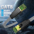 Cat 8 Ethernet-Kabel SFTP 40 Gbit/s 2000MHz RJ45 LAN Patchkabel Modem Router