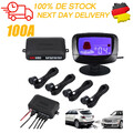 LCD Einparkhilfe mit 4x Sensoren zum Nachrüsten hinten Parkhilfe /Rückfahrwarner