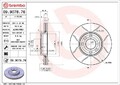 Brembo 09.9078.76 Bremsscheibe vorne für DACIA LADA MERCEDES-BENZ RENAULT