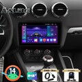 DAB+ 2+64G Android 14 Autoradio Carplay GPS Navi Kam für Audi TT 8J 8N 2006-2014