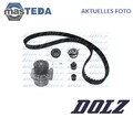 KD156 ZAHNRIEMEN-SATZ KIT SET + WASSERPUMPE DOLZ FÜR VW GOLF VI,GOLF PLUS V