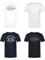 Tom Tailor Herren T-Shirt 4er Pack Rundhals Kurzarm Shirt Regular Baumwolle NEU