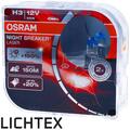 OSRAM H3  Night Breaker LASER Next Generation 150% mehr Helligkeit  DUO BOX
