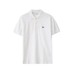 Lacoste Mesh Short Sleeve Poloshirt Classic Fit Button-Down Tops Gifts Men's