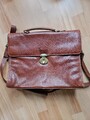 Aktentasche von PICARD, cognac, Echtleder, fast neu