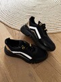 Lestrosa Sneaker Leder schwarz gold Gr. 36 edel - wie neu (NP 199 €)