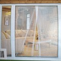 2 x großes Fenstergitter Netz Insekten Moskito Fliegen Insekten Motten Türnetz weiß