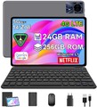 2025 Neu Tablet Android 15 24GB RAM+256GB 8580mAh 14 Zoll 4G LTE 2SIM WlFl IPS