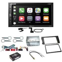 Pioneer AVH-Z5200DAB Android Auto Carplay Bluetooth Einbauset für Audi A6 4B