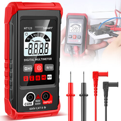 Kompaktes HT123 Intelligentes Multimeter mit Schaltautomatik und NCV-Funktionali