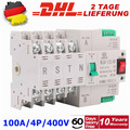 4P 100A Automatischer Umschalter Transfer Switch Dual Netzteil Transferschalter