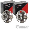 2X MAXGEAR RADLAGER-SATZ HINTEN PASSEND FÜR HONDA CIVIC LINKS+RECHTS
