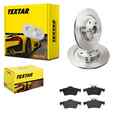 TEXTAR BREMSSCHEIBEN + BELÄGE HINTEN passend für RENAULT LAGUNA 3 Limo + Kombi