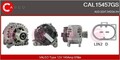 CASCO CAL10243AS Lichtmaschine Generator LiMa 90A 12V für VW POLO (9N)