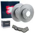 JP BREMSSCHEIBEN 258mm + BELÄGE HINTEN passend für KIA CERATO LD