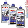 3x Sonax XTREME Polish+Wax 2 Hybrid NPT 250ml Politur, Wachs Versiegelung