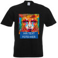 T-Shirt Herren mit Foto Aufdruck individuell Wunschtext personalisiert Geschenk