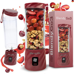 BlendyGo 3® Mixer Smoothie Maker, Smoothie Mixer Klein, Mini Portable Blender, 