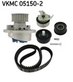 SKF Spannrollensatz mit Wasserpumpe (Synchrontrieb) für OPEL VKMC05150-2
