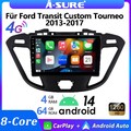 Android 14 4+64G für Ford Transit Tourneo Custom 2012-2021 Carplay Autoradio GPS