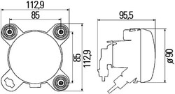 Vorderlicht links H1 1K0 247 043-027 HELLA
