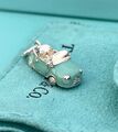 Tiffany & Co. silberblau Emaille Cabrio Auto Anhänger für Halskette & Armband