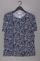 Helena Vera Printshirt Classic Shirt für Damen Gr. 38, M neuwertig Kurzarm blau
