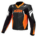 KTM Leder Bikerjacke Rennen MOTOGP Motorrad Lederjacke Herren Biker Lederjacken